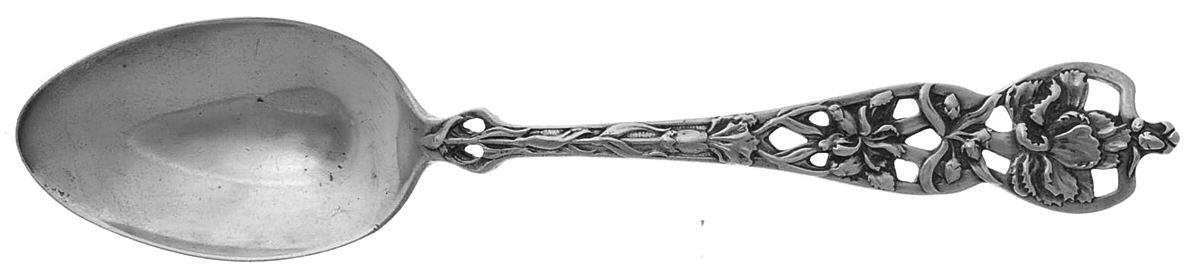 Floral Series #5 (Sterling) Teaspoon by Watson-1