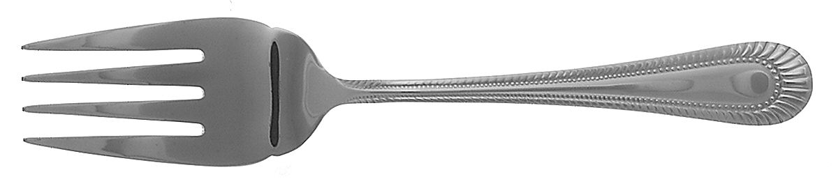Wickham (Stainless) Medium Solid Cold Meat Serving Fork by Wallace Silver-1