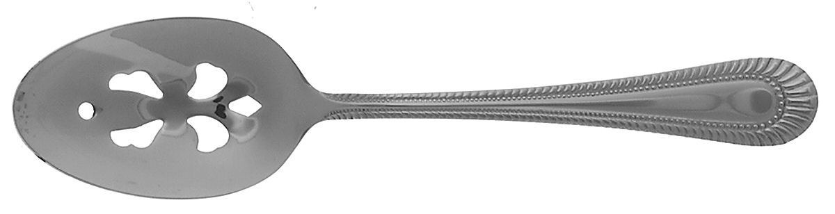 Wickham (Stainless) Pierced Tablespoon (Serving Spoon) by Wallace Silver-1