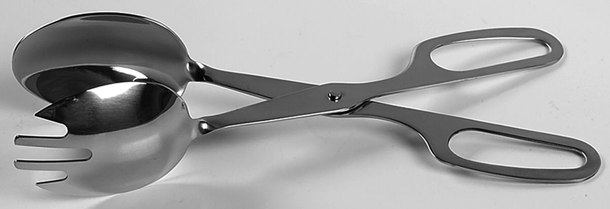 Wickham (Stainless) 1-Piece Salad Tongs by Wallace Silver-1