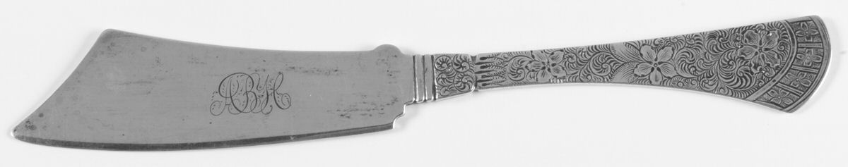WDS28 (Sterling) Individual Solid Fish Knife by Whiting Manf Co-1