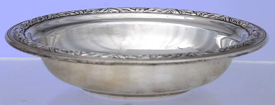 3619 (Sterling, Hollowware) Sterling Bon Bon Bowl by Wallace Silver-1