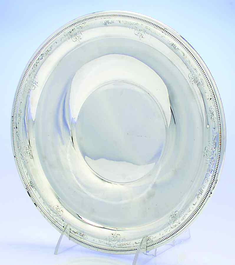 3383-9 (Sterling, Hollowware) Sterling Sandwich Plate by Wallace Silver-1