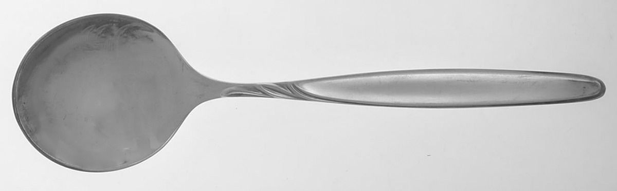 Rom (Stainless) Round Bowl Soup Spoon (Cream Soup) by WMF Flatware-1