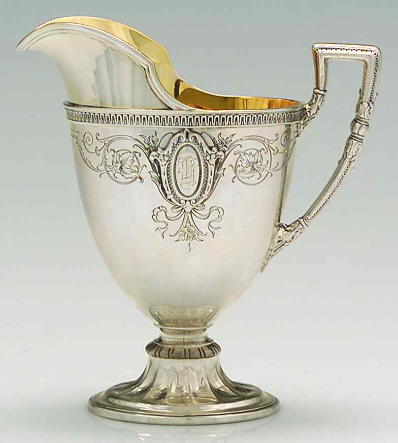3700-2 (Sterling, Hollowware) Creamer by Wallace Silver-1