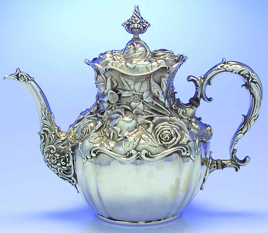 6221 (Sterling, Hollowware) Coffee Pot by Whiting Manf Co-1