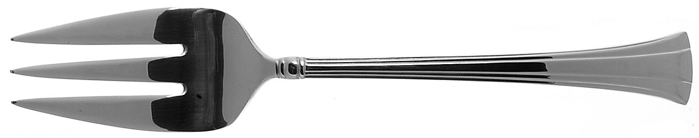 Mont Clare (Stainless) Large Solid Cold Meat Serving Fork by Waterford-1
