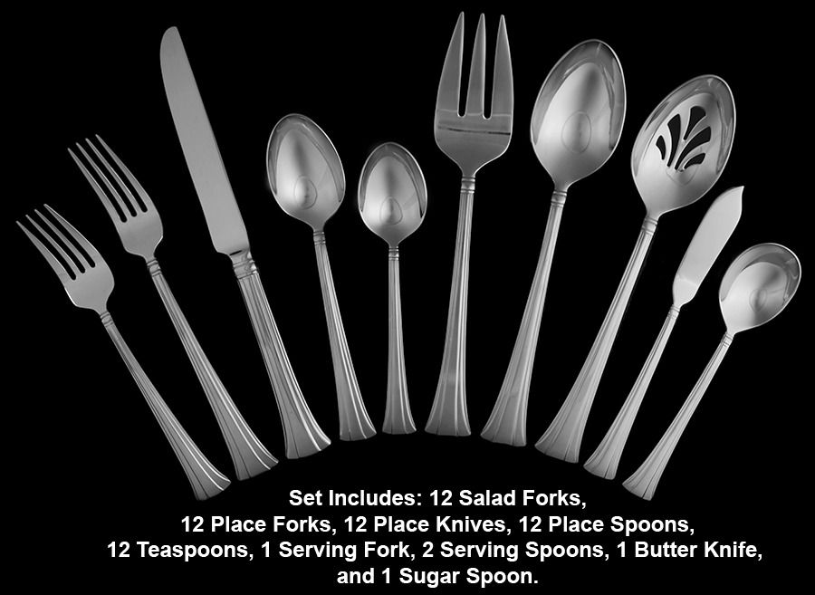 Mont Clare (Stainless) 65 Piece Set by Waterford-1