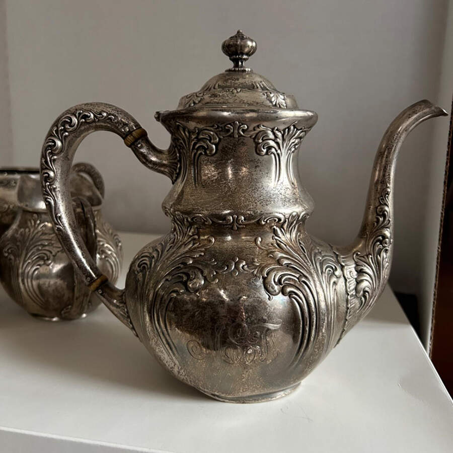 706 (Sterling, Hollowware) Coffee Pot by Wallace Silver-1