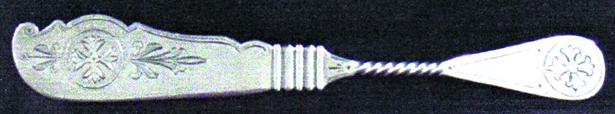 Wcp1 (Coin) Flat Handle Master Butter Knife by Wm Coalter Paxton-1