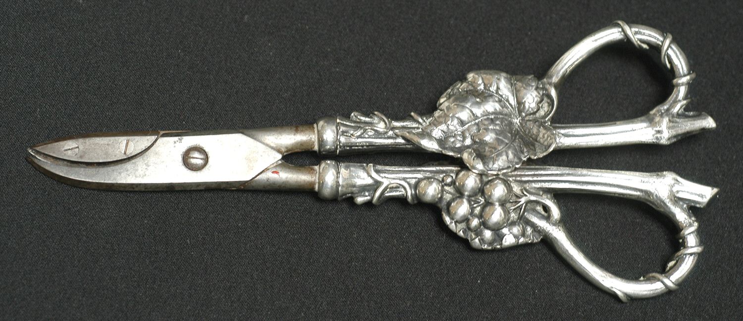 1772 (Sterling) Grape Shears with Hollow Handle by Whiting Manf Co-1