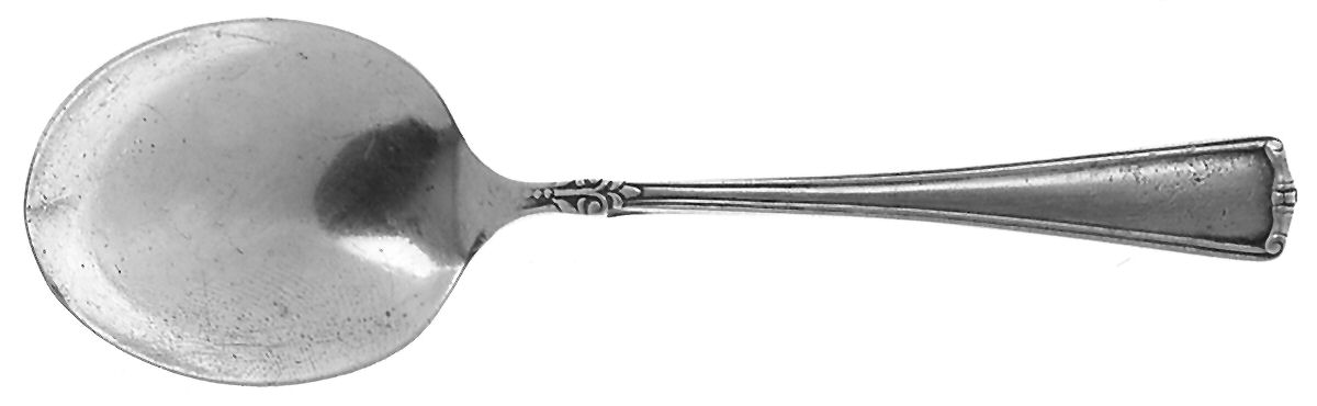 WSC39 (Sterling) Straight Handle Baby Spoon by Webster Co-1