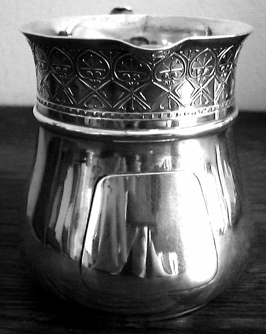85 (Sterling, Hollowware) Creamer by Wood & Hughes-1