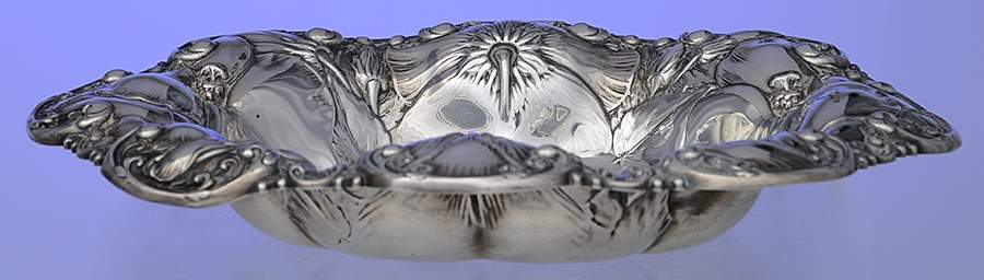 6545 (Sterling, Hollowware) 7" Bon Bon Bowl by Whiting Manf Co-1