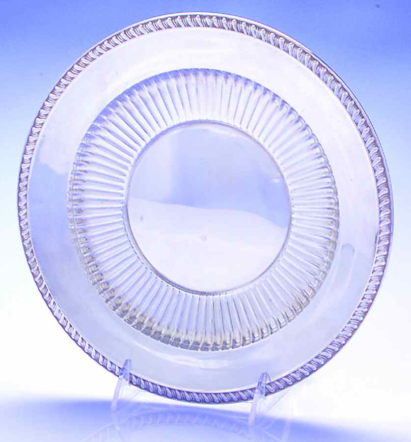 L77 (Sterling, Hollowware) Sterling Sandwich Plate by Watson-1