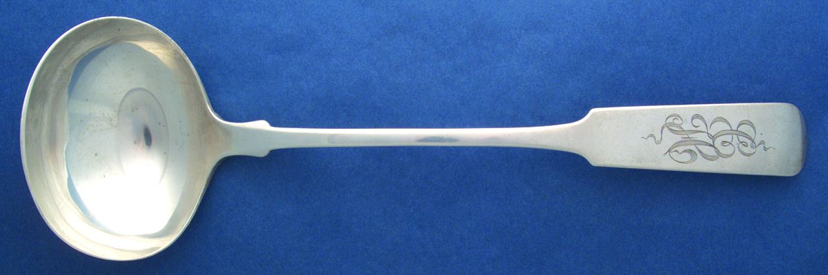WCQ1 (Coin) Solid Soup Ladle by William Carrington-1