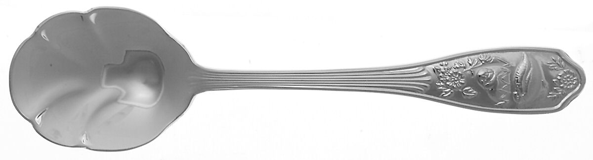 Woodland (Stainless) Sugar Shell Spoon by Spode Silver-1