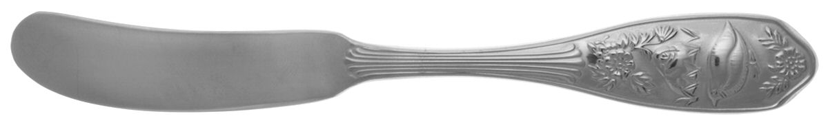 Woodland (Stainless) Flat Handle Butter Spreader by Spode Silver-1