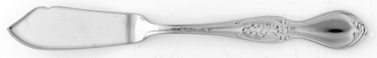 Blue Room (Stainless) Flat Handle Master Butter Knife by Wallace Silver-1