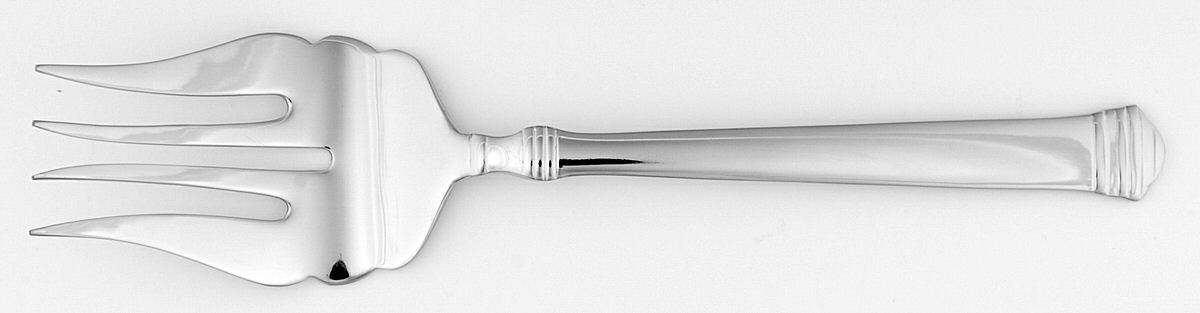 Pavillion (Stainless) Medium Solid Cold Meat Serving Fork by Wallace Silver-1