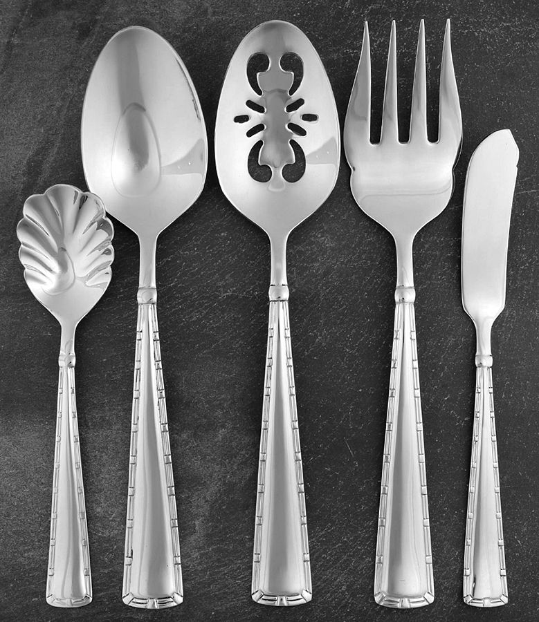 Portico (Stainless) 5 Piece Hostess Set by Wallace Silver-1