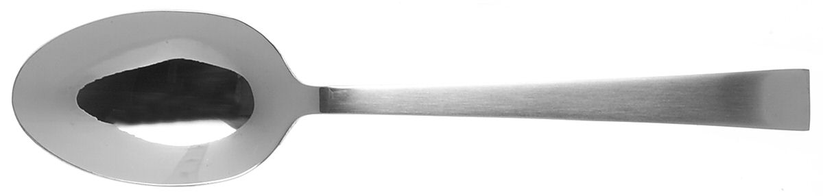 Metropolitan (Satin, Stainless) Place/Oval Soup Spoon by Wallace Silver-1