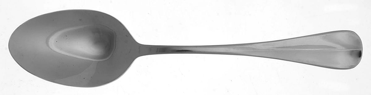 Continental Baquette-Baquette II (Stainless) Tablespoon (Serving Spoon) by Wallace Silver-1