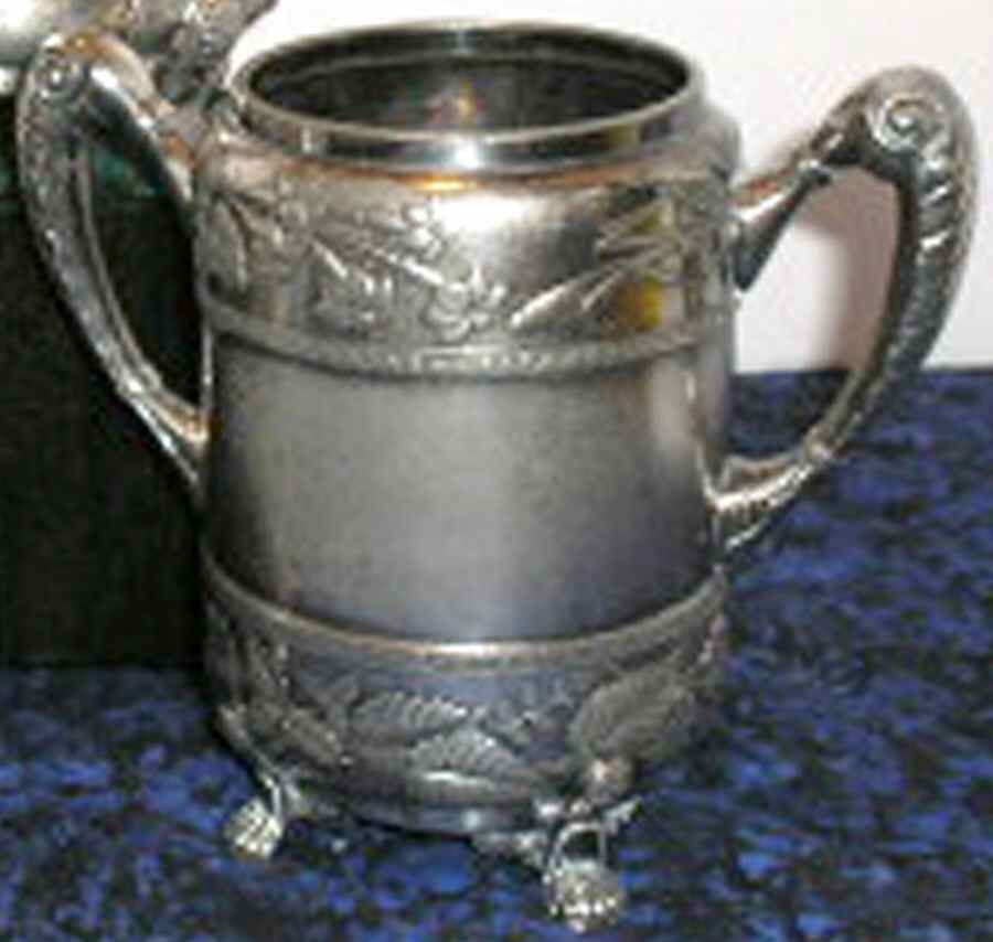 5005 (Silverplate, Hollowware) Sugar Bowl No Lid by Wilcox Silverplate-1