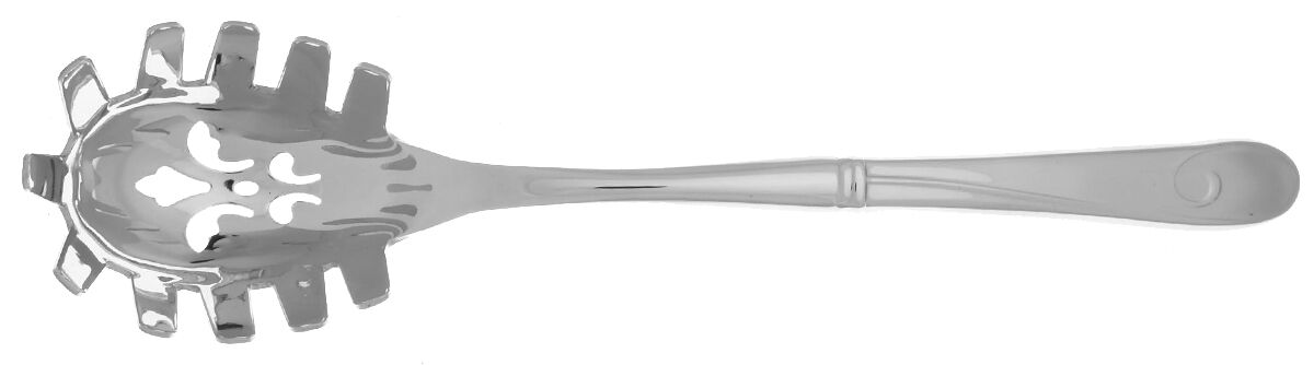 Ballet Ribbon (Stainless) Pasta Server with Stainless Bowl HC by Waterford-1
