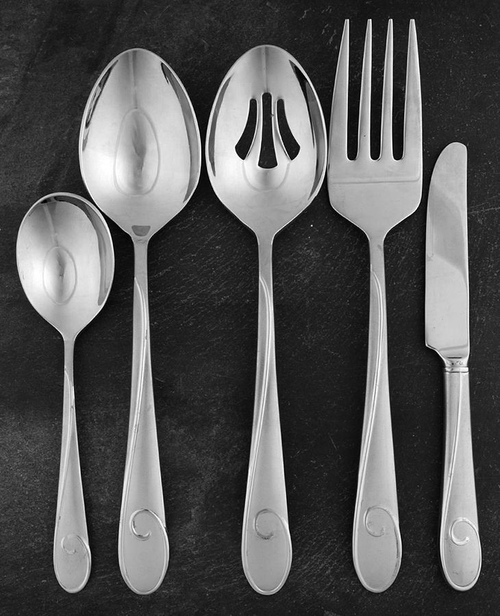 Ballet Ribbon-Matte (Stainless) 5 Piece Hostess Set by Waterford-1
