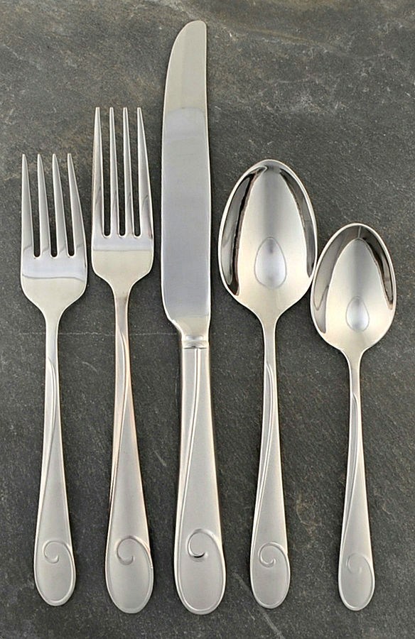 Ballet Ribbon-Matte (Stainless) 5 Piece Place Setting by Waterford-1
