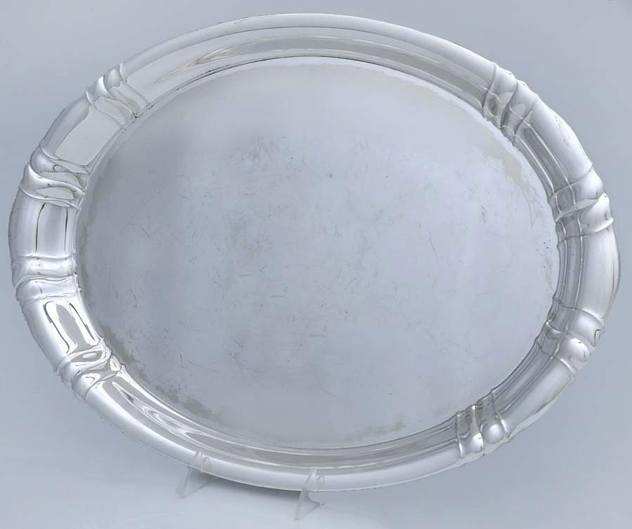 Silverplate Hollowware 19" Oval Serving Platter by WMF Flatware-1