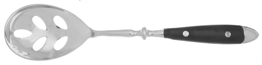Cafe-Black (Stainless) Pierced Tablespoon (Serving Spoon) by Williams-Sonoma-1