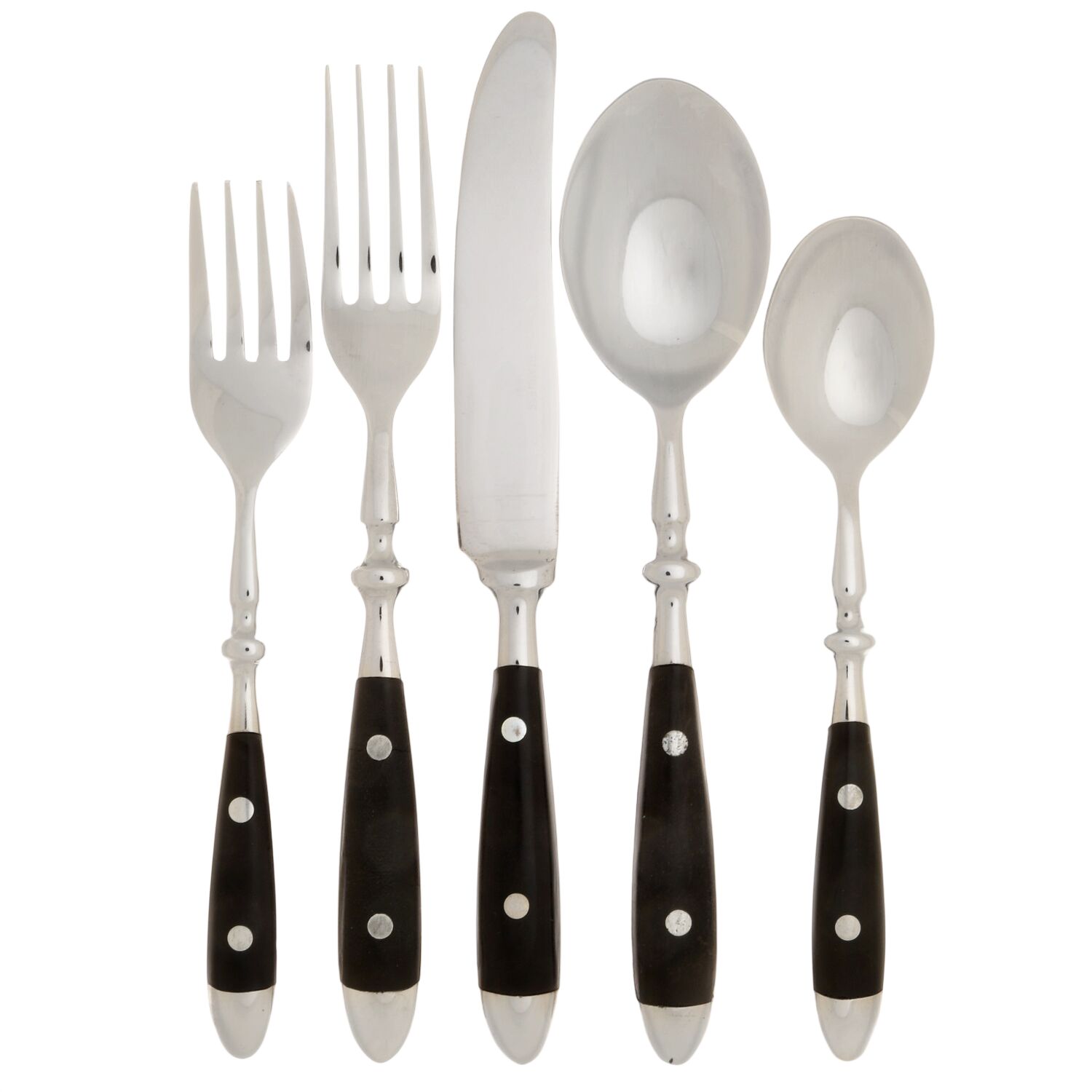 Cafe-Black (Stainless) 5 Piece Place Setting by Williams-Sonoma-1