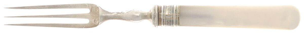 Pearl Handle Flatware 1 (Sterling) Pearl Handle Individual Fruit Fork by Walker & Hall-1