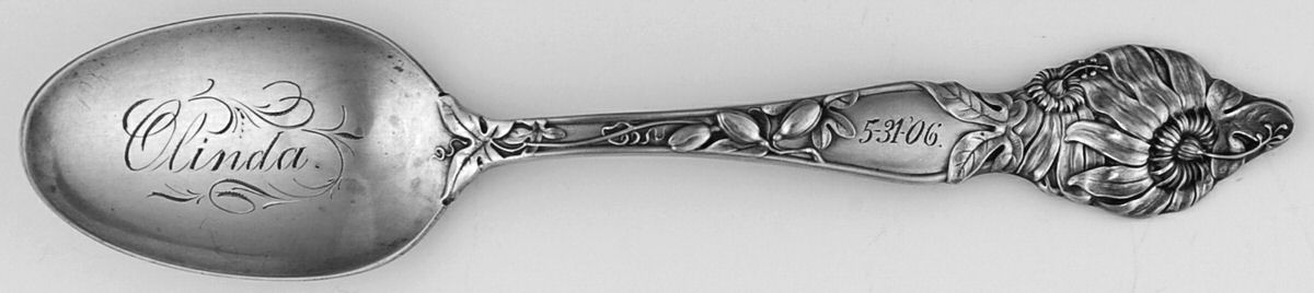 Floral Series (Sterling, Multi-Motif) Teaspoon by Wallace Silver-1