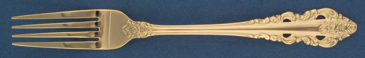 Antique Baroque (Gold Electroplate) Fork by Wallace Silver-1