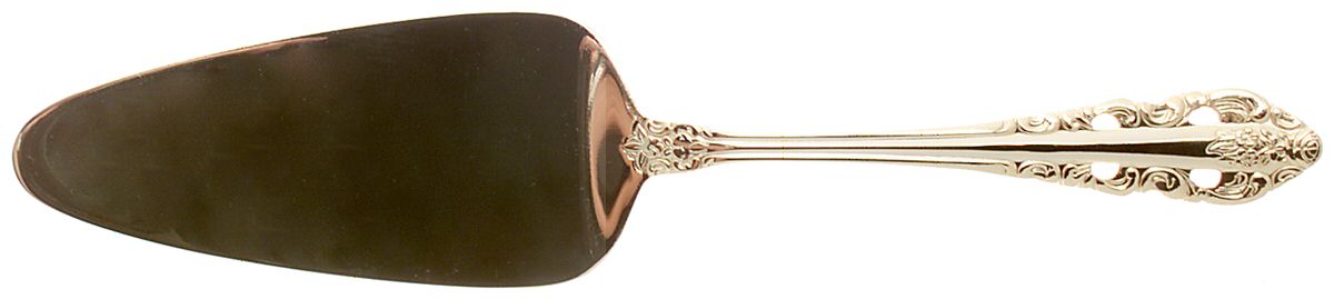 Antique Baroque (Gold Electroplate) Solid Pie Server by Wallace Silver-1