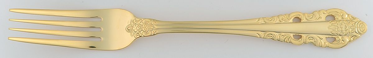 Antique Baroque (Gold Electroplate) Fork by Wallace Silver-1