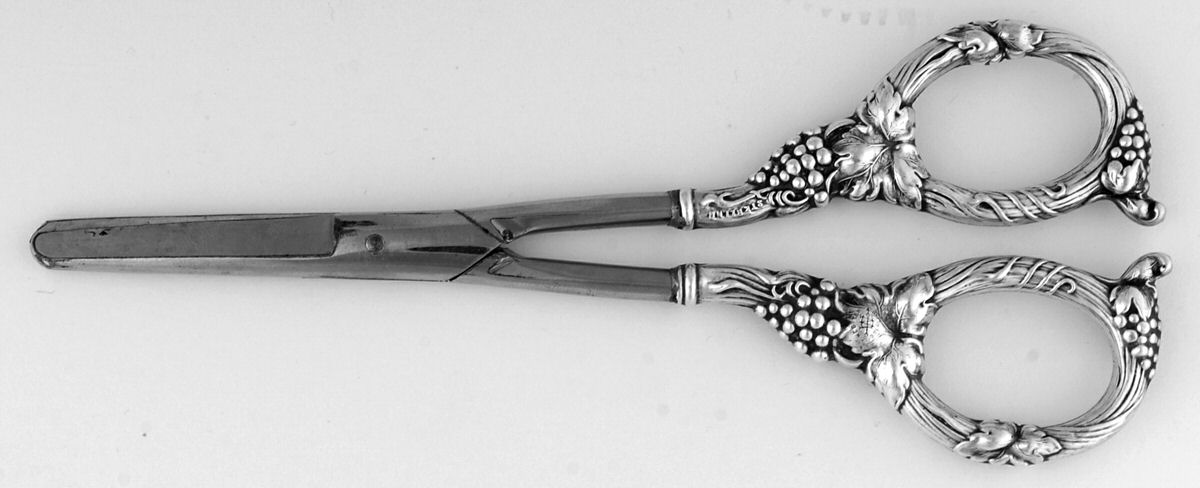 Sterling Flatware Grape Shears with Hollow Handle by Webster Co-1