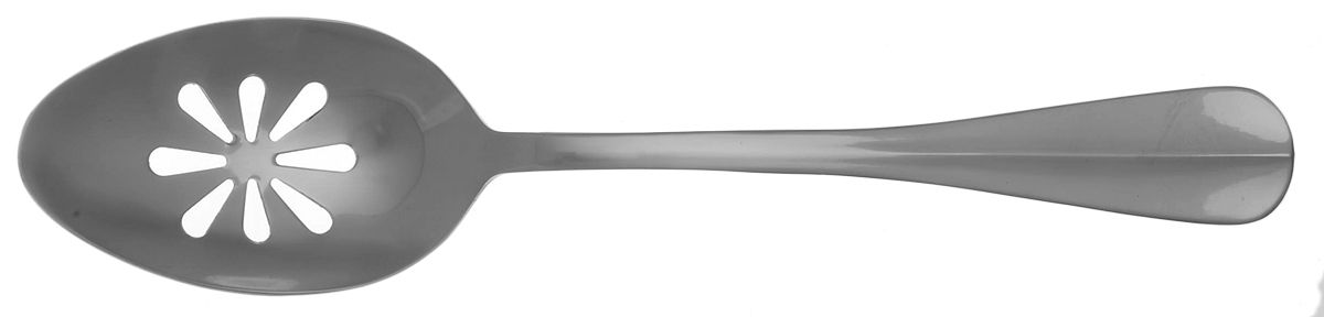Baguette (Stainless) Pierced Tablespoon (Serving Spoon) by Wallace Silver-1