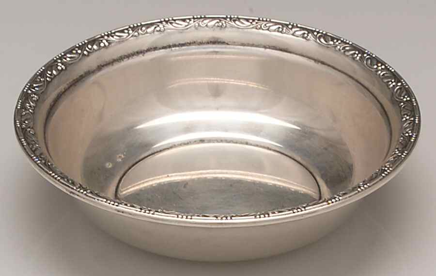 110 (Sterling, Hollowware) Small Sterling Bon Bon Bowl by Wallace Silver-1