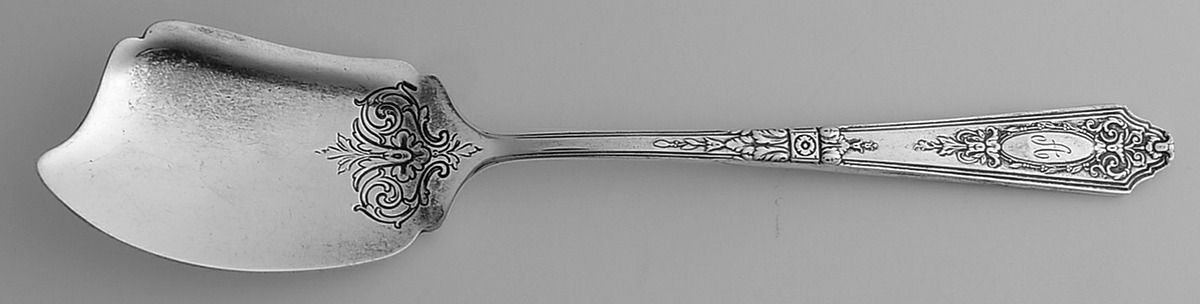 Astor (Silverplate, 1925, Monograms) Large Solid Jelly Server by Wallace Silver-1
