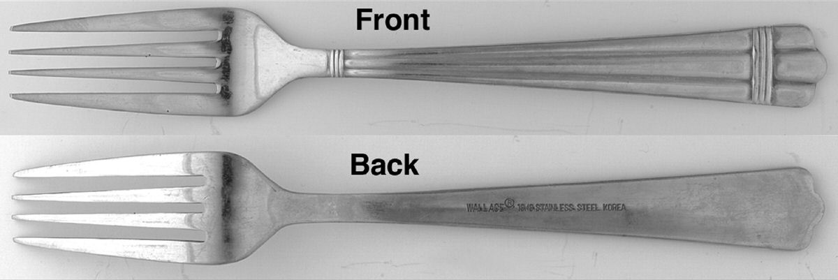 Apollo (Stainless, Ribbed Front Only) Fork by Wallace Silver-1