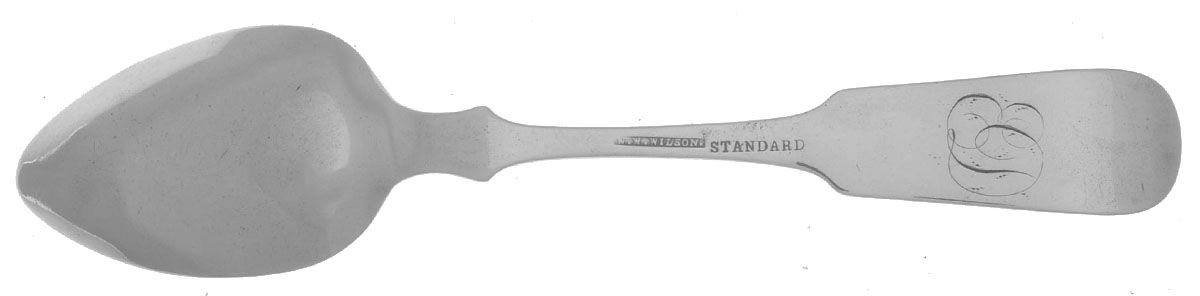 Coin Silver Flatware Teaspoon by W.W. Wilson-3