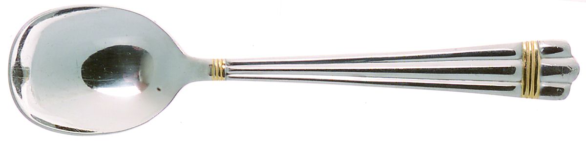 Golden Apollo (Stn, Go Acc, Rib Front Only) Sugar Spoon by Wallace Silver-1