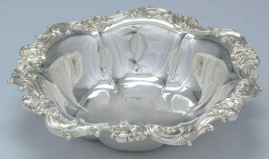 3334 (Sterling, Hollowware) 10" Round Vegetable Bowl by Whiting Manf Co-1