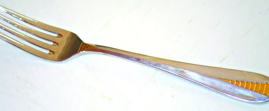Golden Delta (Stainless, Gold Acct) Fork by Wallace Silver-1