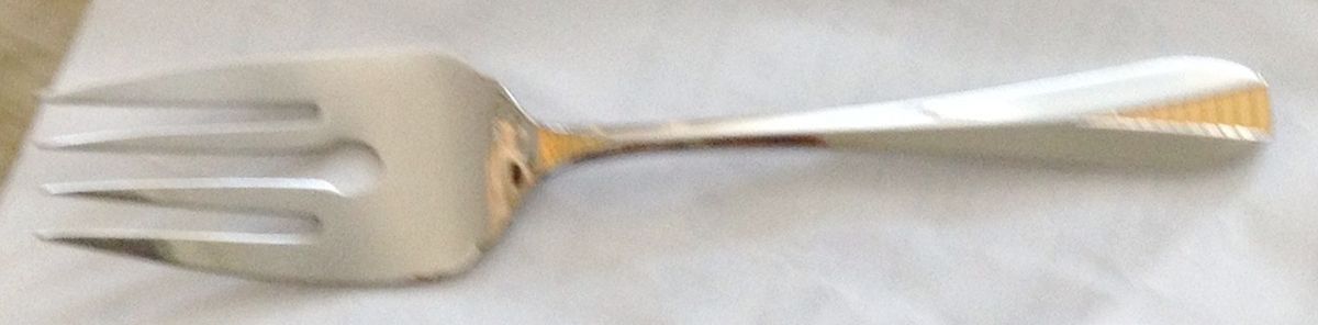 Golden Delta (Stainless, Gold Acct) Individual Salad Fork by Wallace Silver-1