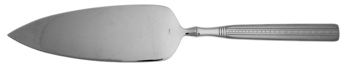 Tuxedo (Stainless) Pie and Cake Server with Stainless Blade HC by Wedgwood Silver-1